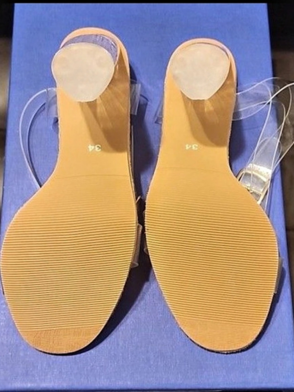 Aou Clear Platform Heels in Yellow - Picture 4 of 6